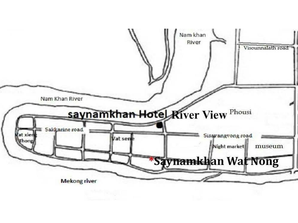 לואנג פרבאנג Saynamkhan River View מראה חיצוני תמונה